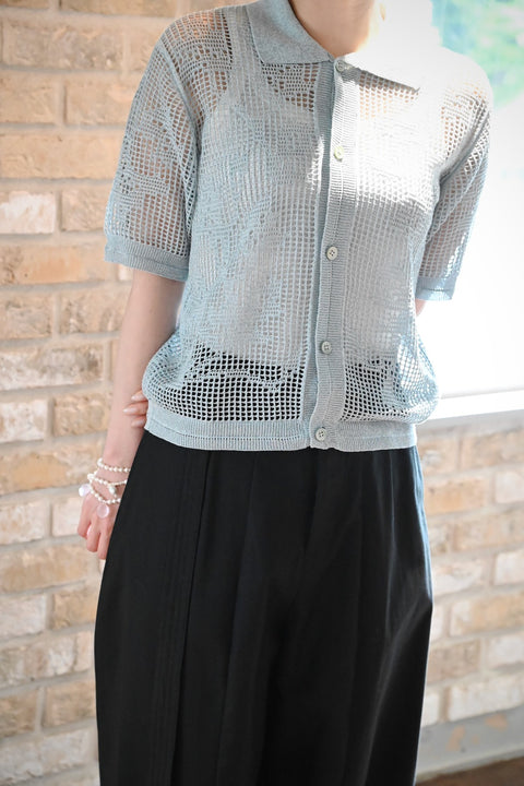 No.9 透明に落ちる影 フェアリーマグノリアポロ（pale mint）