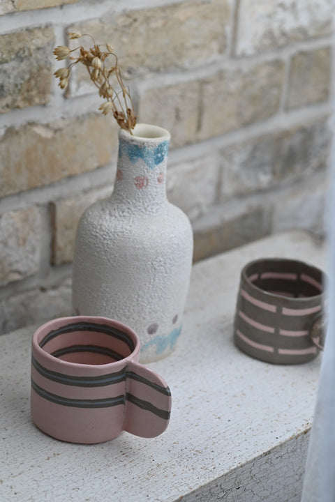 【CHIECO ceramics】練り込みマグカップ No.1