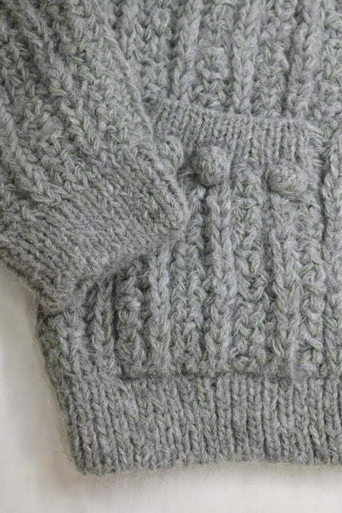 No.17/ colors of nature : 自然の色 モヘアニットカーディガン（moss gray）