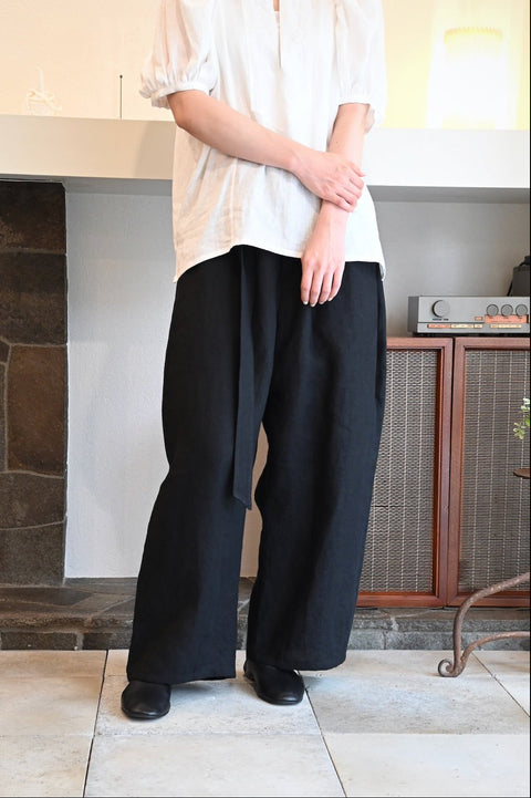 No.8 木の梢 ステームパンツ（black）