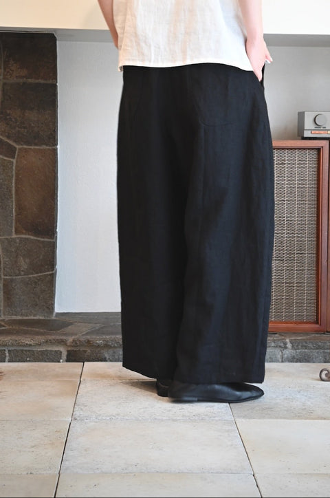 No.8 木の梢 ステームパンツ（black）