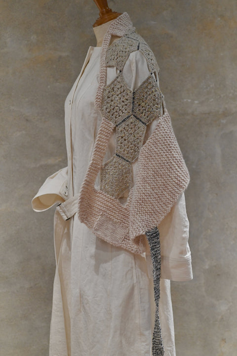 No.06/ serenity : 静謐 ダーツドレス（off white）