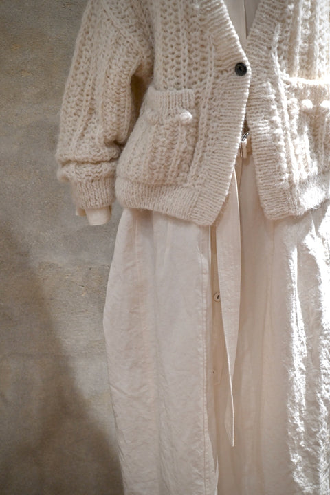 No.06/ serenity : 静謐 ダーツドレス（off white）