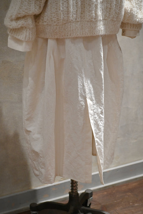 No.06/ serenity : 静謐 ダーツドレス（off white）