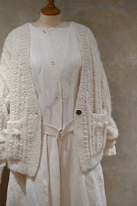 No.06/ serenity : 静謐 ダーツドレス（off white）