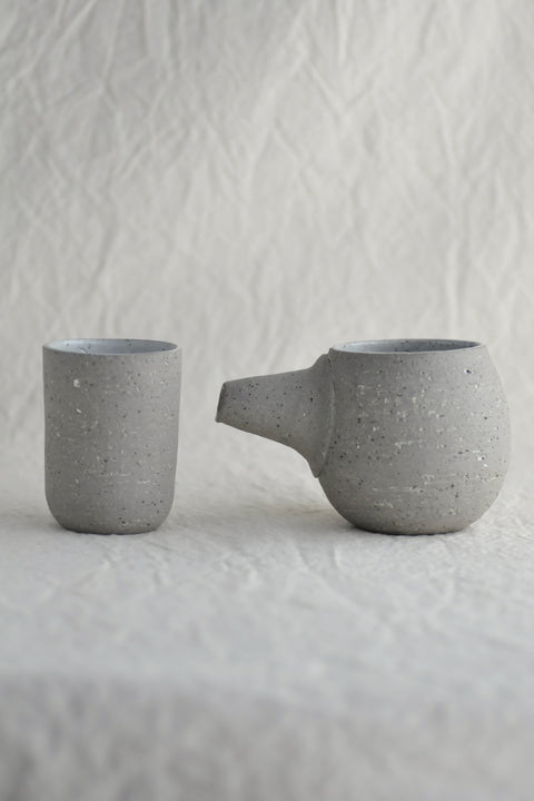 [Maki Shuno] Mikage pouring tool + Mikage cup (gray)