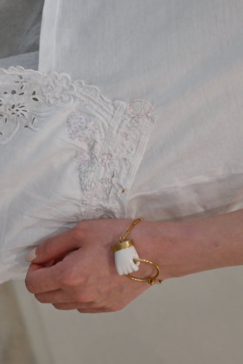 【yuno】Ceramic Art Hand Bracelet
