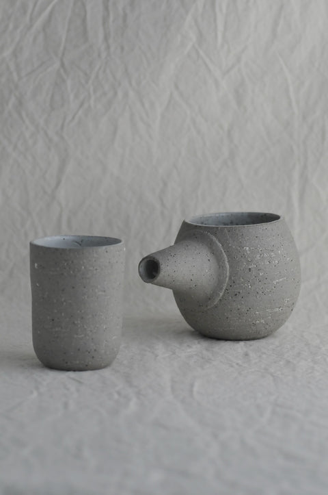 [Maki Shuno] Mikage pouring tool + Mikage cup (gray)