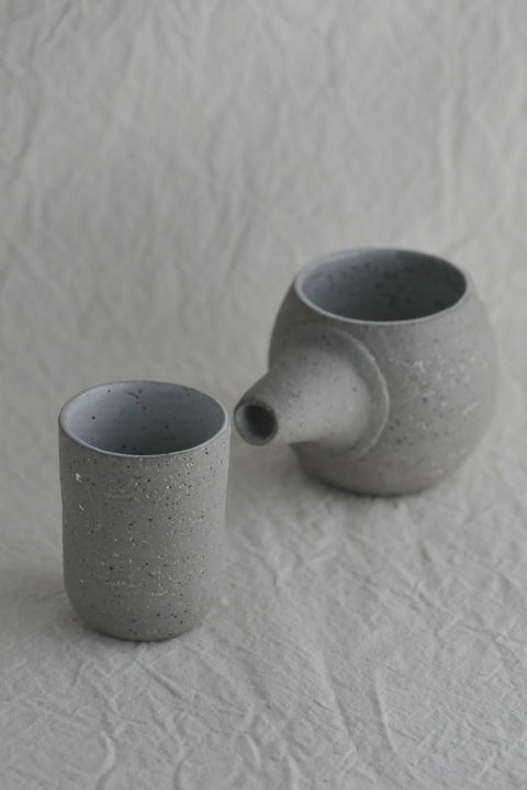 [Maki Shuno] Mikage pouring tool + Mikage cup (gray)