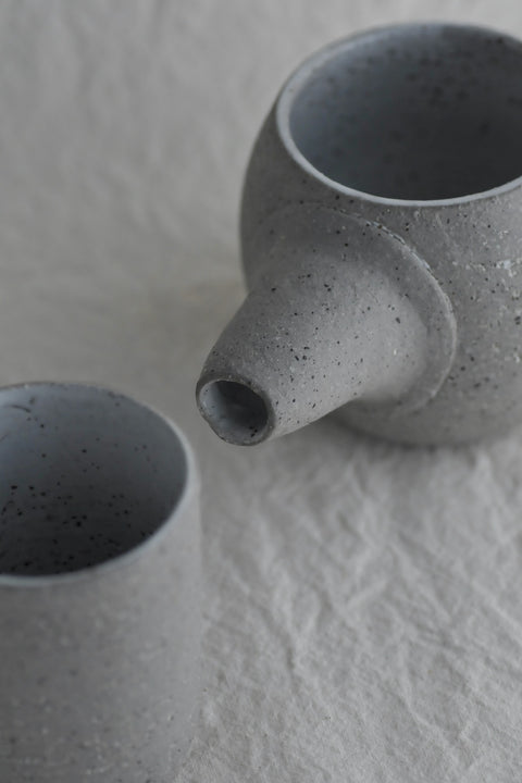 [Maki Shuno] Mikage pouring tool + Mikage cup (gray)