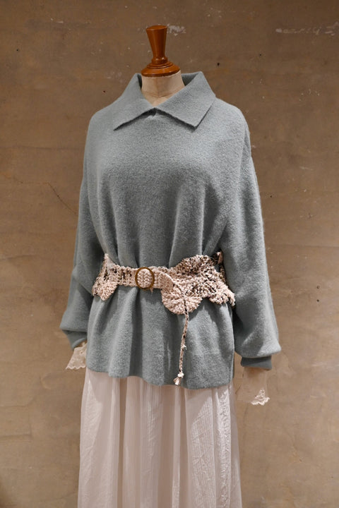 No.11/ feel the place : 場所を感じる ポロセーター（sea blue mist）