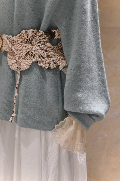 No.01/ twisted tree : ねじれた木 レースプルオーバー