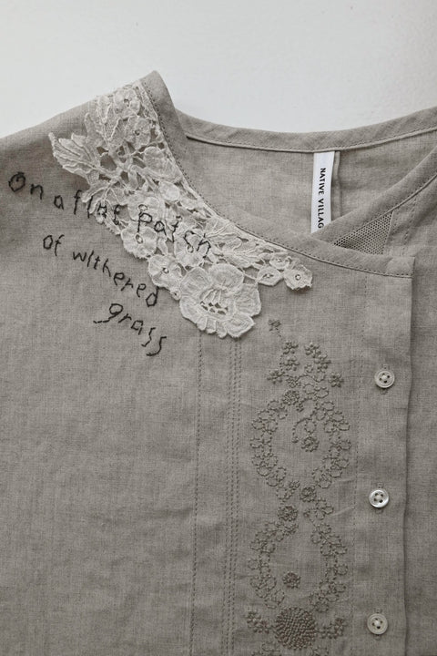 【Limited edition items】Wide blouse　♯1