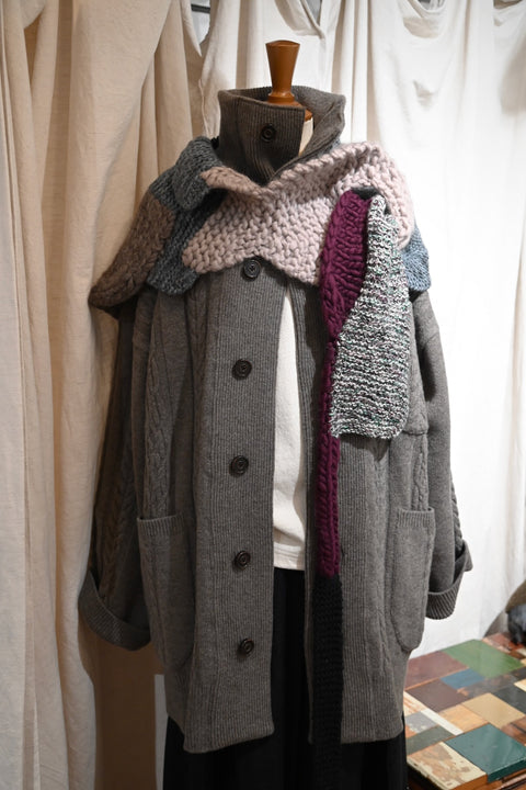 No.12/ moment : 瞬間 カーディガン（old wood）