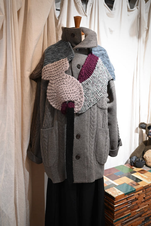 No.12/ moment : 瞬間 カーディガン（old wood）