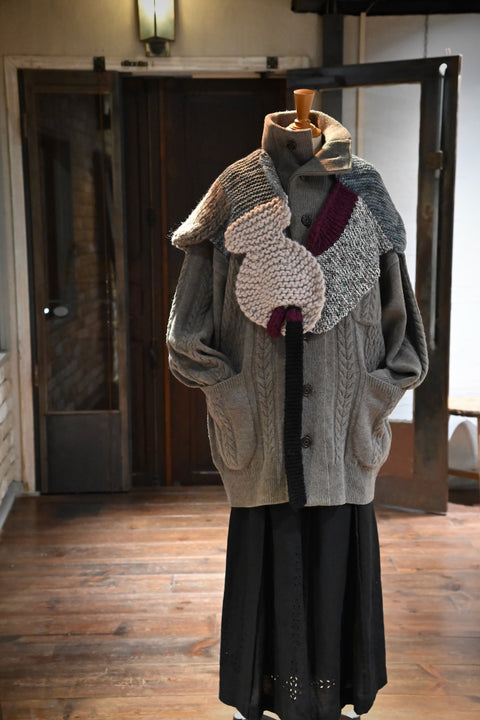 No.12/ moment : 瞬間 カーディガン（old wood）