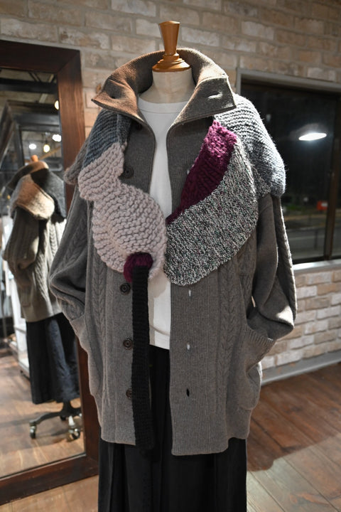 No.12/ moment : 瞬間 カーディガン（old wood）