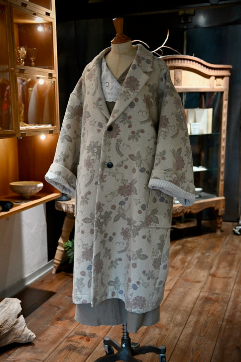 Flower needle ワイドスリーブコート