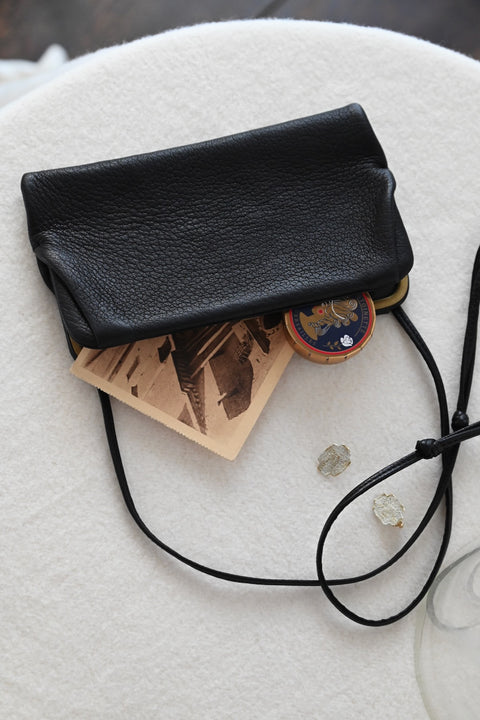 【ヌ｜オーダー制】フレームポシェット（black）