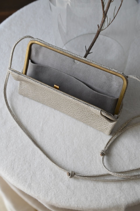 【ヌ｜オーダー制】フレームポシェット（bianco）