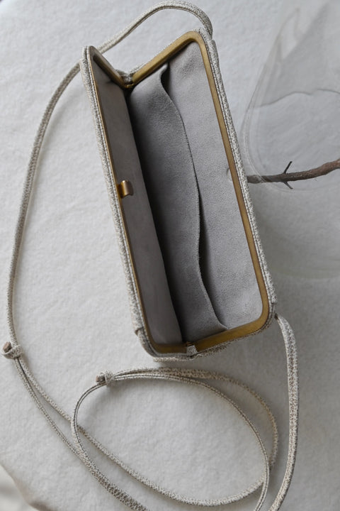 【ヌ｜オーダー制】フレームポシェット（bianco）