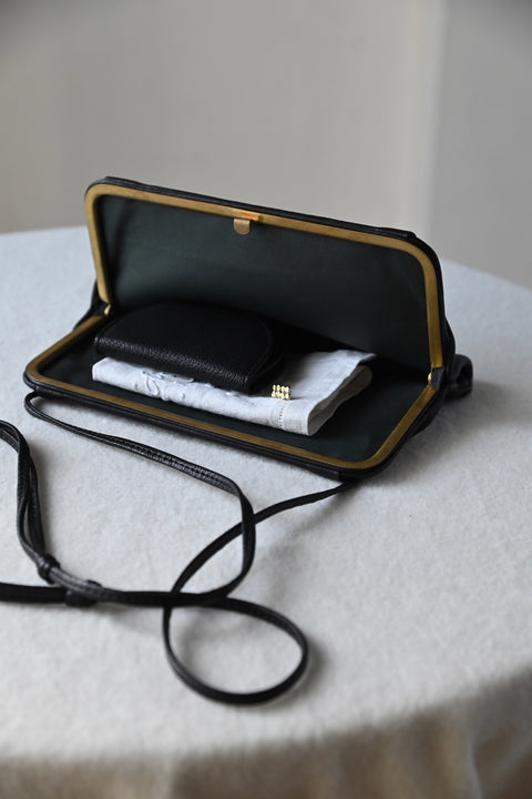 【ヌ｜オーダー制】フレームポシェット（black）