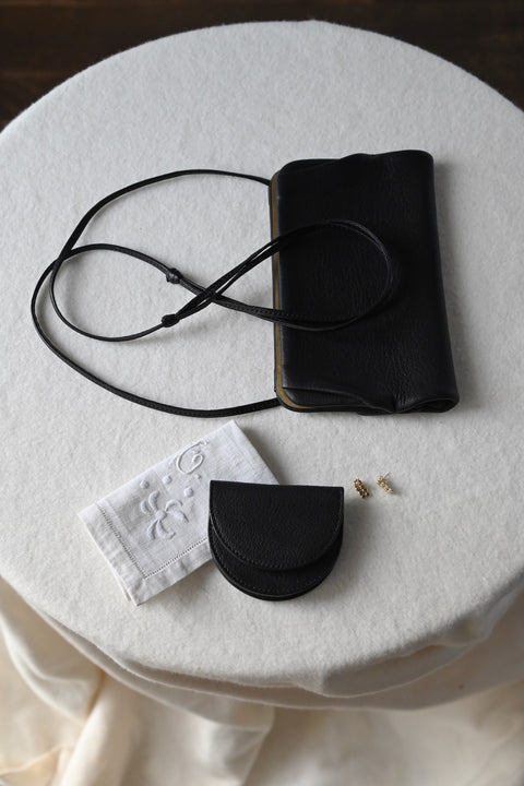 【ヌ｜オーダー制】フレームポシェット（black）