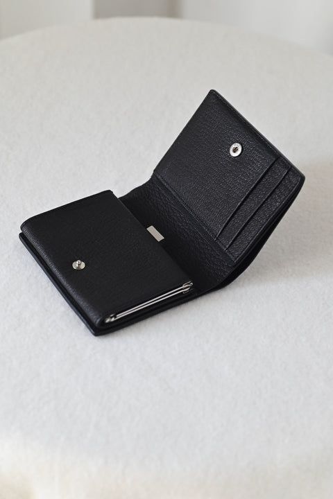 【ヌ｜オーダー制】フレームミニ財布（black）