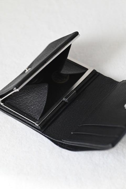 【ヌ｜オーダー制】フレームミニ財布（black）