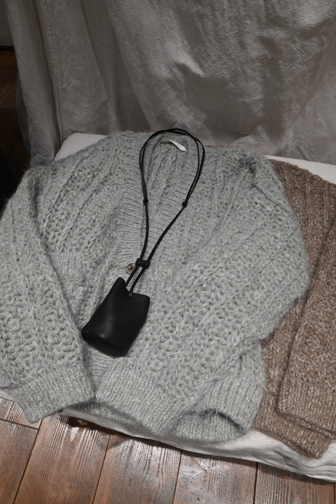 【ヌ｜オーダー制】ランタンバッグ（black）