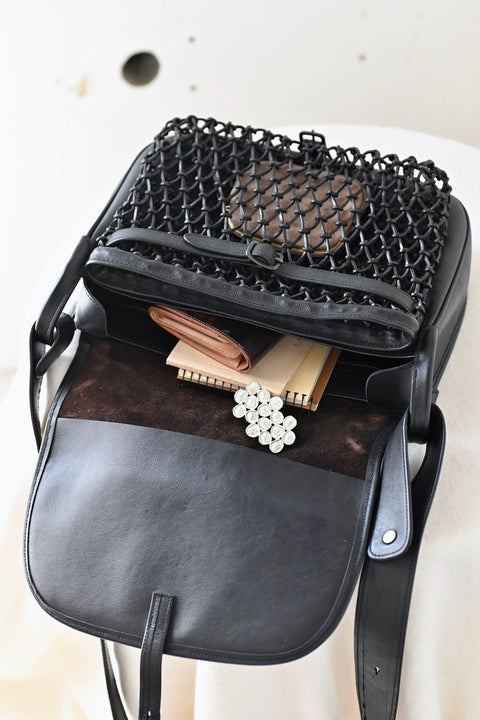 【ヌ｜オーダー制】ハンティングバッグ S（black）