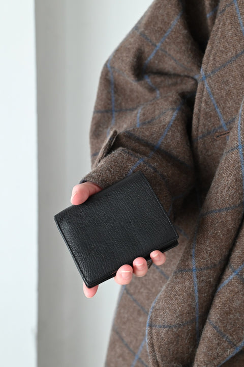 【ヌ｜オーダー制】フレームミニ財布（black）