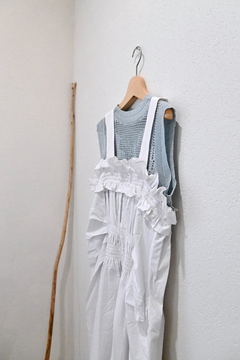No.9 透明に落ちる影 フェアリーマグノリアベスト（pale mint）