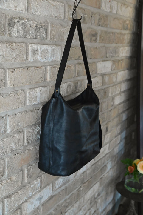 【ヌ｜オーダー制】ランズーバッグ（horse leather / black）