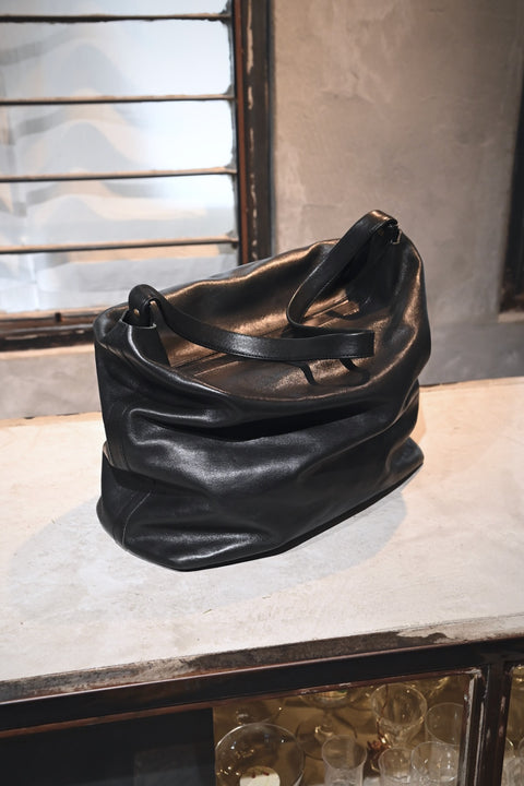 【ヌ｜オーダー制】ランズーバッグ（horse leather / black）
