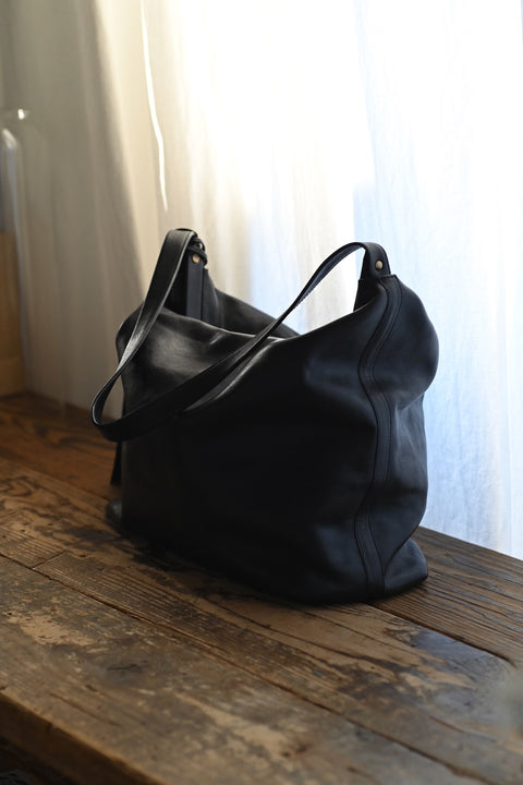【ヌ｜オーダー制】ランズーバッグ（horse leather / black）