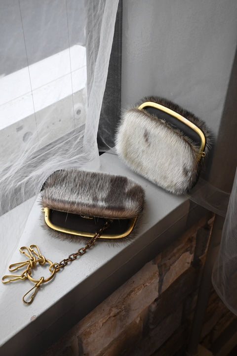 【ヌ｜即売】一点もの押し口キーケース（seal fur）