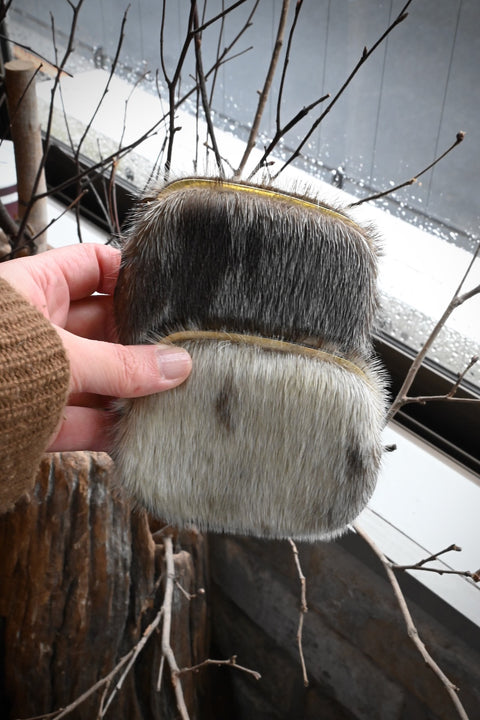 【ヌ｜即売】一点もの押し口 S（seal fur）