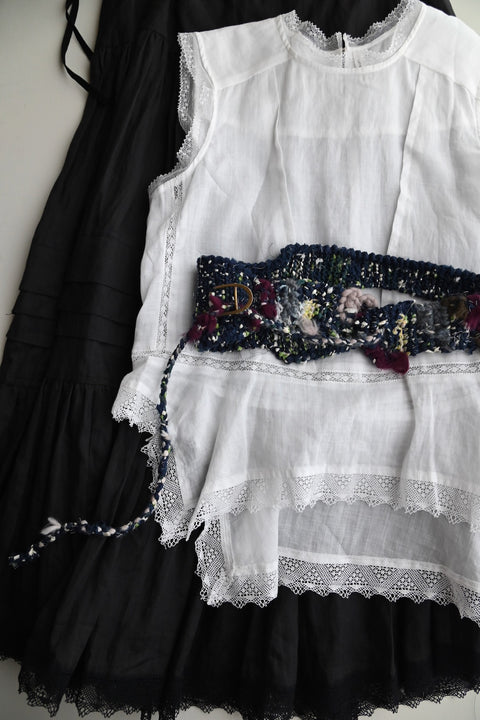 【lente】裂き編みベルト No.2