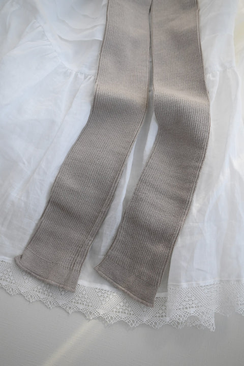 DRESS HERSELF シルクリブレギンス