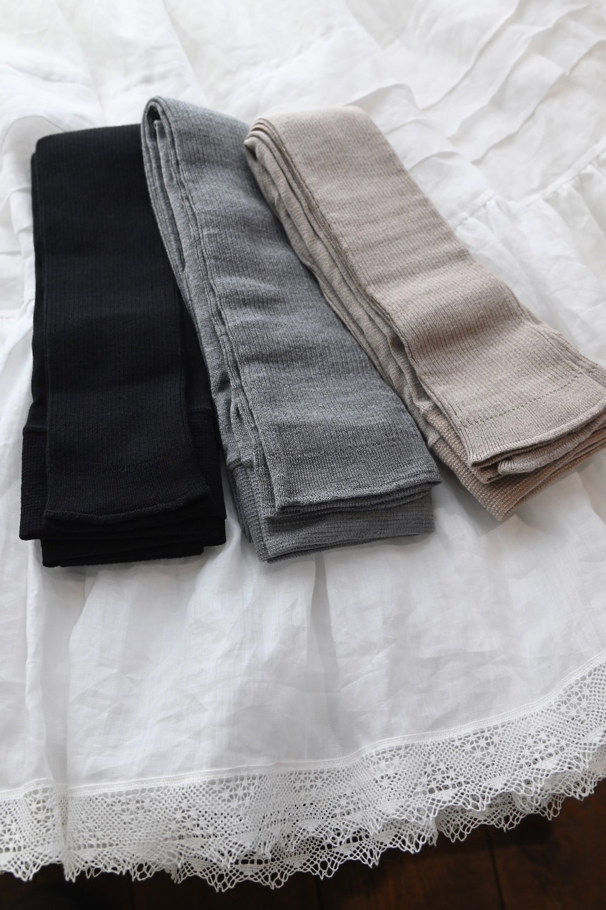 DRESS HERSELF】シルクリブレギンス – NATIVE VILLAGE