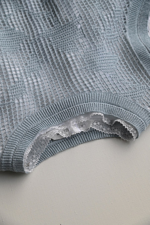 No.9 透明に落ちる影 フェアリーマグノリアベスト（pale mint）