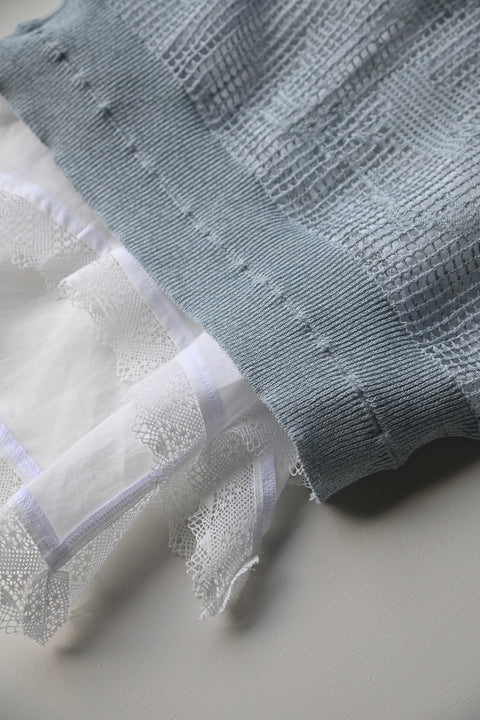 No.9 透明に落ちる影 フェアリーマグノリアベスト（pale mint）