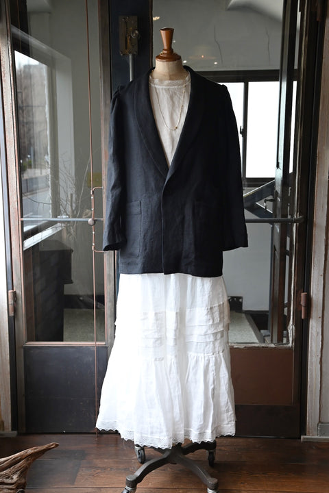 No.8 木の梢 パフスリーブジャケット（black）