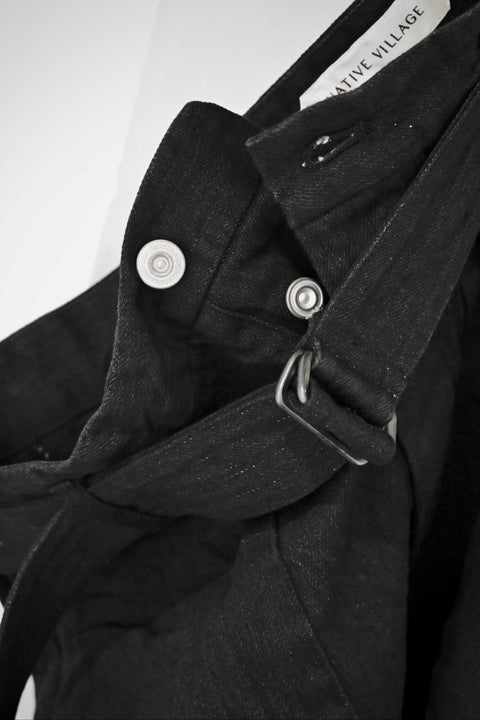 No.12 灌木 ルートダーツパンツ（black）