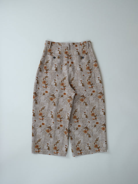 No.8 Lost flowers of the past パンツ（past beige）