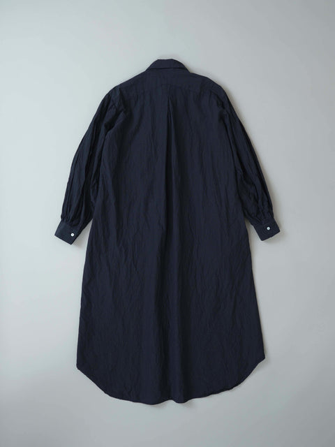 No.1 Liar シャツカラーワンピース（navy check）
