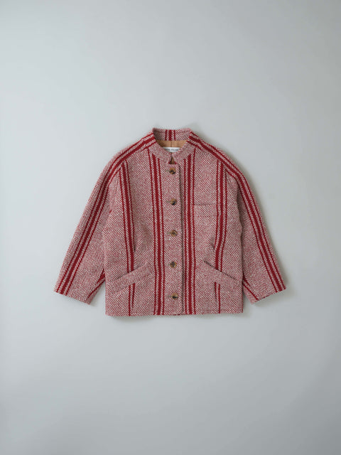No.15 To the streets of Paris ショートコート（red stripe）