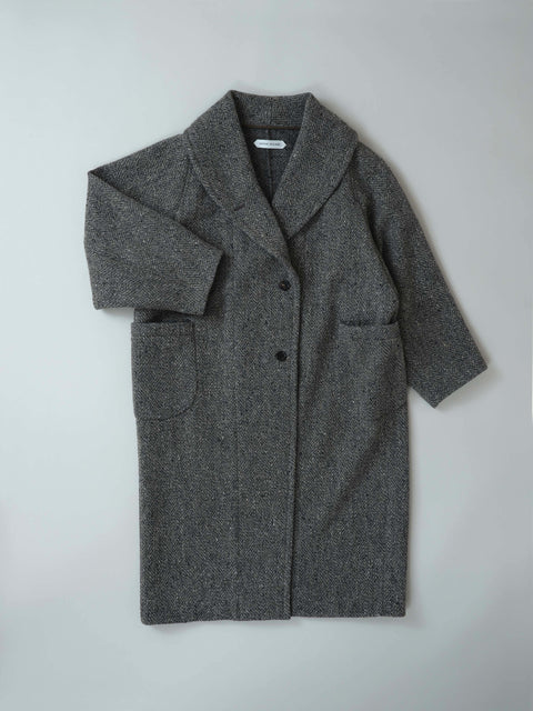 No.15 To the streets of Paris ショールカラーコート（gray）