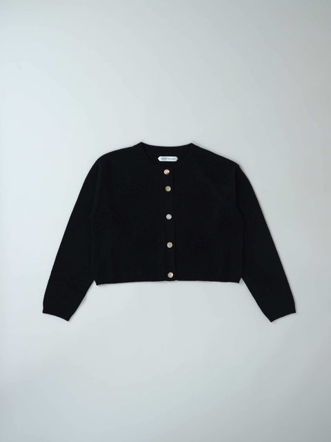 No.10 Outside the window アマリリスカーディガン（black）